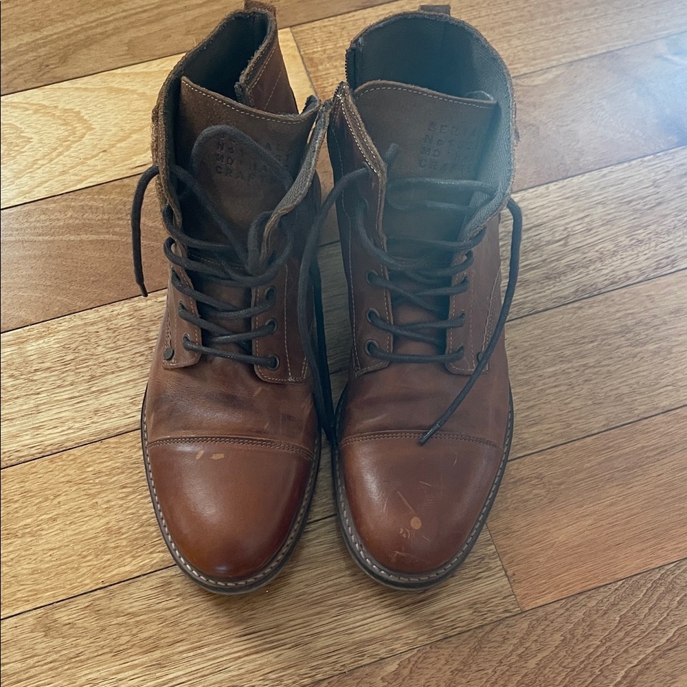 Men's Brown Leather Boots